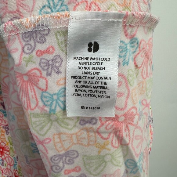 Dot Dot Smile Girl's Cap Sleeve Dress 12-24 months Short Sleeve Colorful Bows - Picture 5 of 6